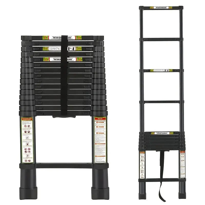 Expansion Ladder Roof Ladder, Heavy-duty Stainless Steel, with Anti Slip Feet, 330 Pound Load-bearing, Suitable for RV, Roof, Roof And Multi Sided Use from PriceLows™