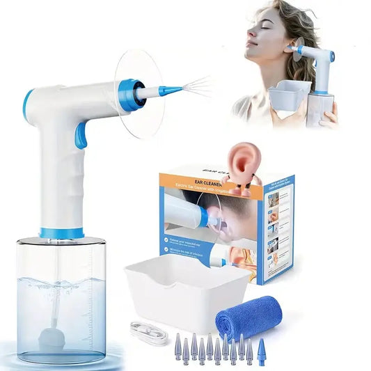 Electric Ear Cleaner with 4 Pressure Mode Electric Ear Cleaning Kit with 500ml Capacity Water TankWater Powerd Earwax Removal from PriceLows™