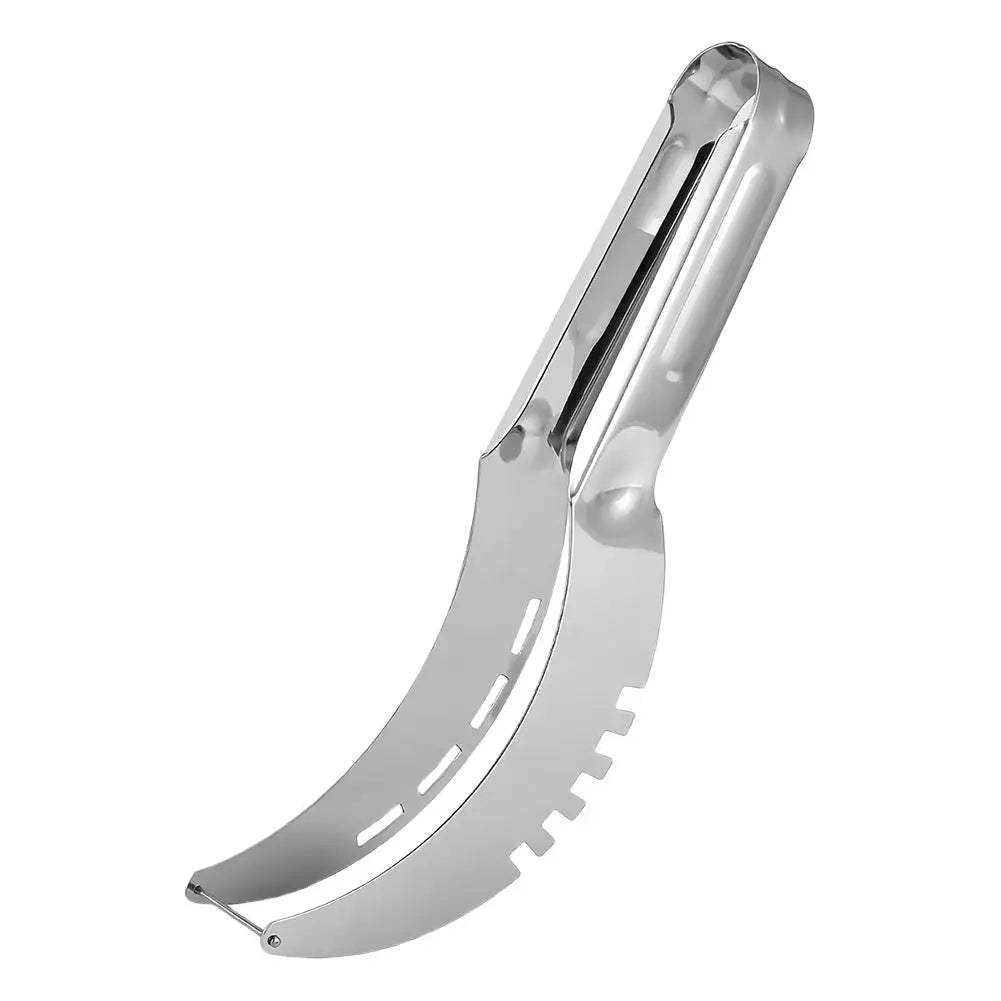 Stainless Steel Safe Efficient Watermelon Slicer Server with Non-Slip Handle Fruit Divider Watermelon Slicer Cutter Fruit Tools from PriceLows™