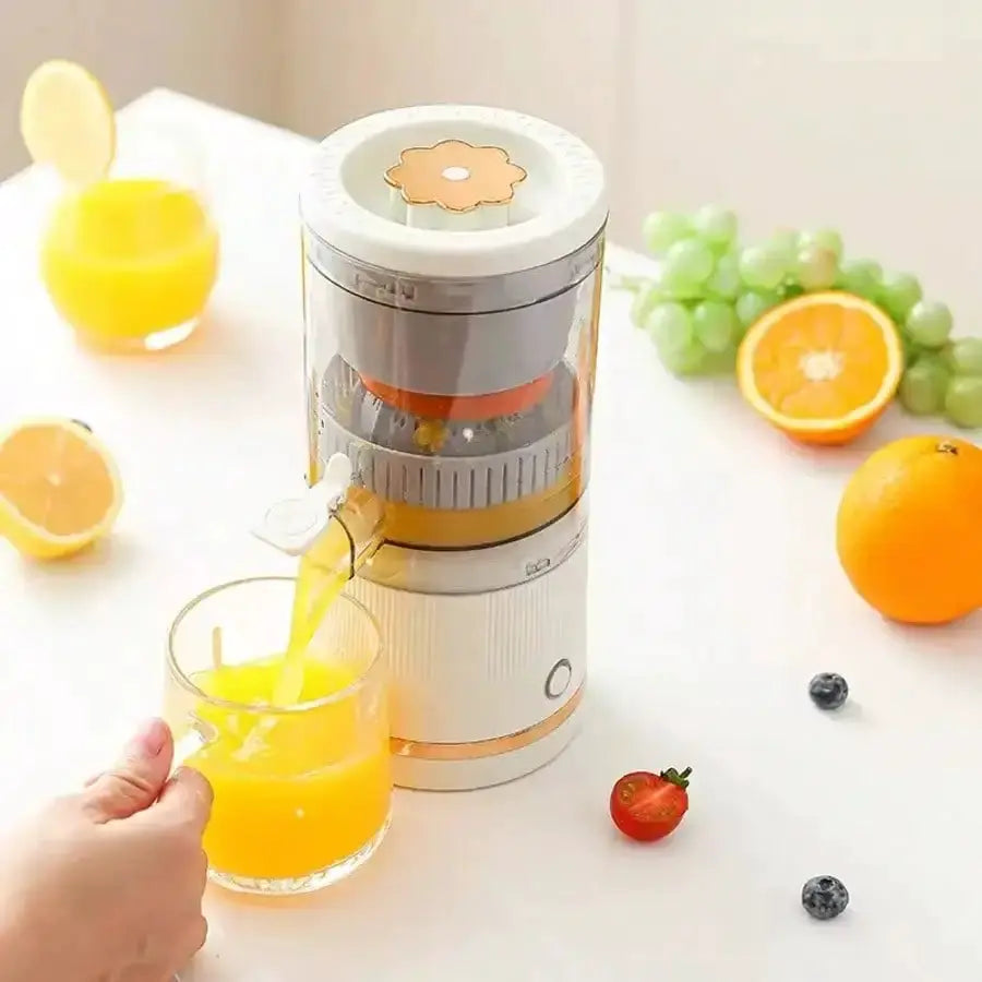 Portable USB Rechargeable Citrus Juicer, 20 Seconds Fast Juicing Mini Extractor Detachable Washable Fruit Squeezer for Travel Kitchen from PriceLows™
