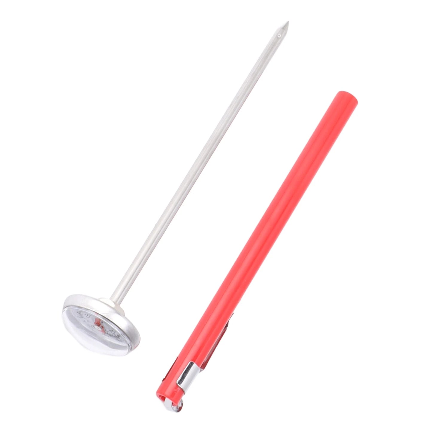 Instant Read Meat Thermometer | Battery-Free | Stainless Steel | Grill Use