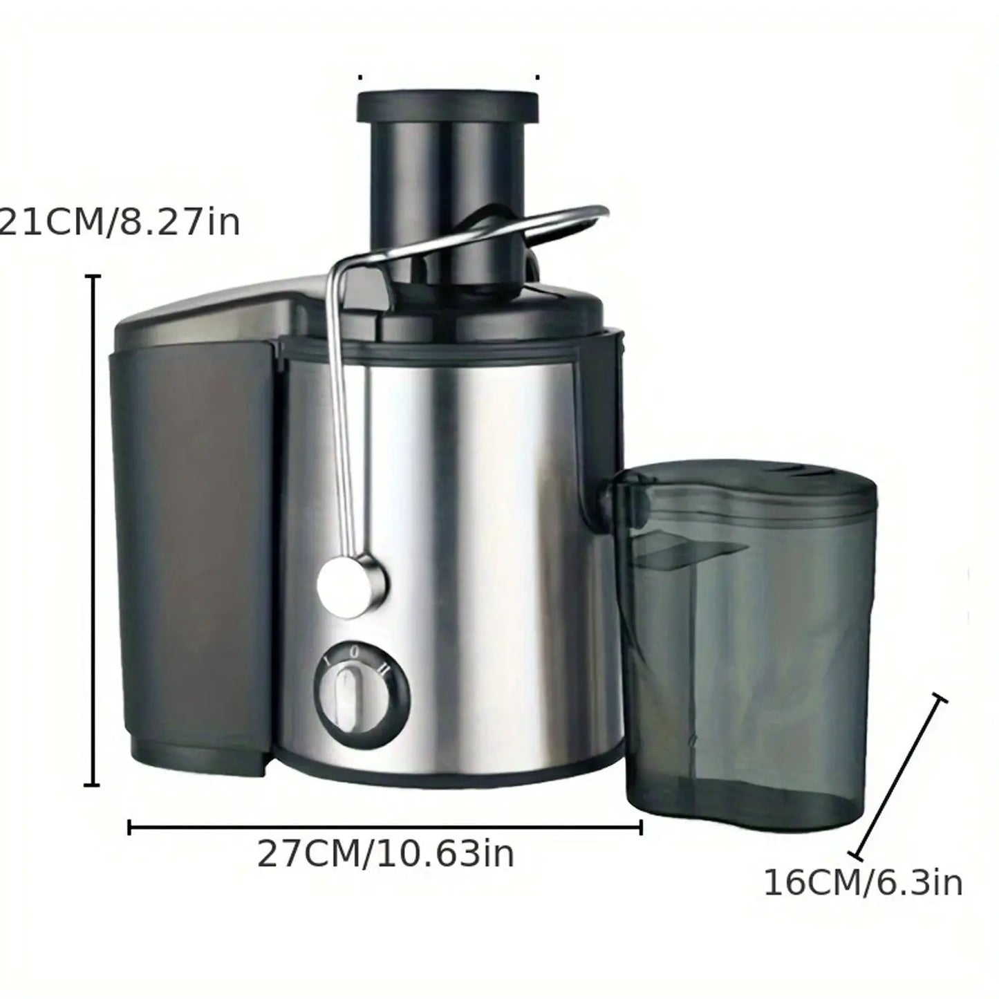 Household and commercial dual-purpose juicer with powerful motor, high-speed output fine andresidue free juice, large capacity machine, material, high temperature resistance, odorless fruit andvegetable fresh pressing juicer from PriceLows™