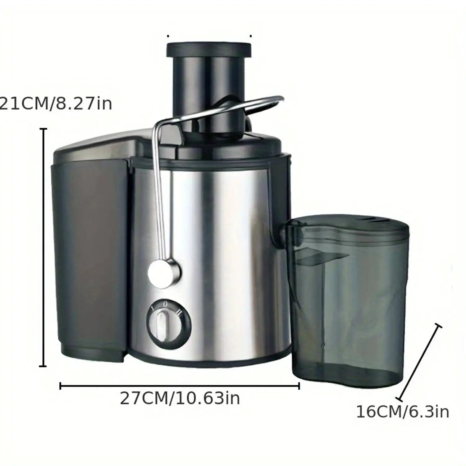 Household and commercial dual-purpose juicer with powerful motor, high-speed output fine andresidue free juice, large capacity machine, material, high temperature resistance, odorless fruit andvegetable fresh pressing juicer from PriceLows™