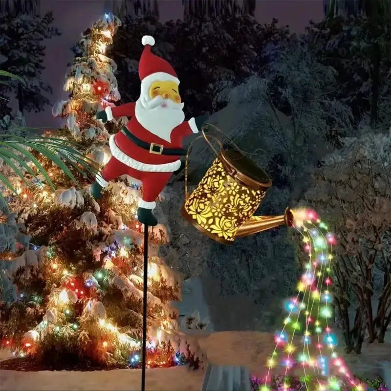 Solar Ground Lamp | Waterproof | Christmas Santa | LED Bulbs