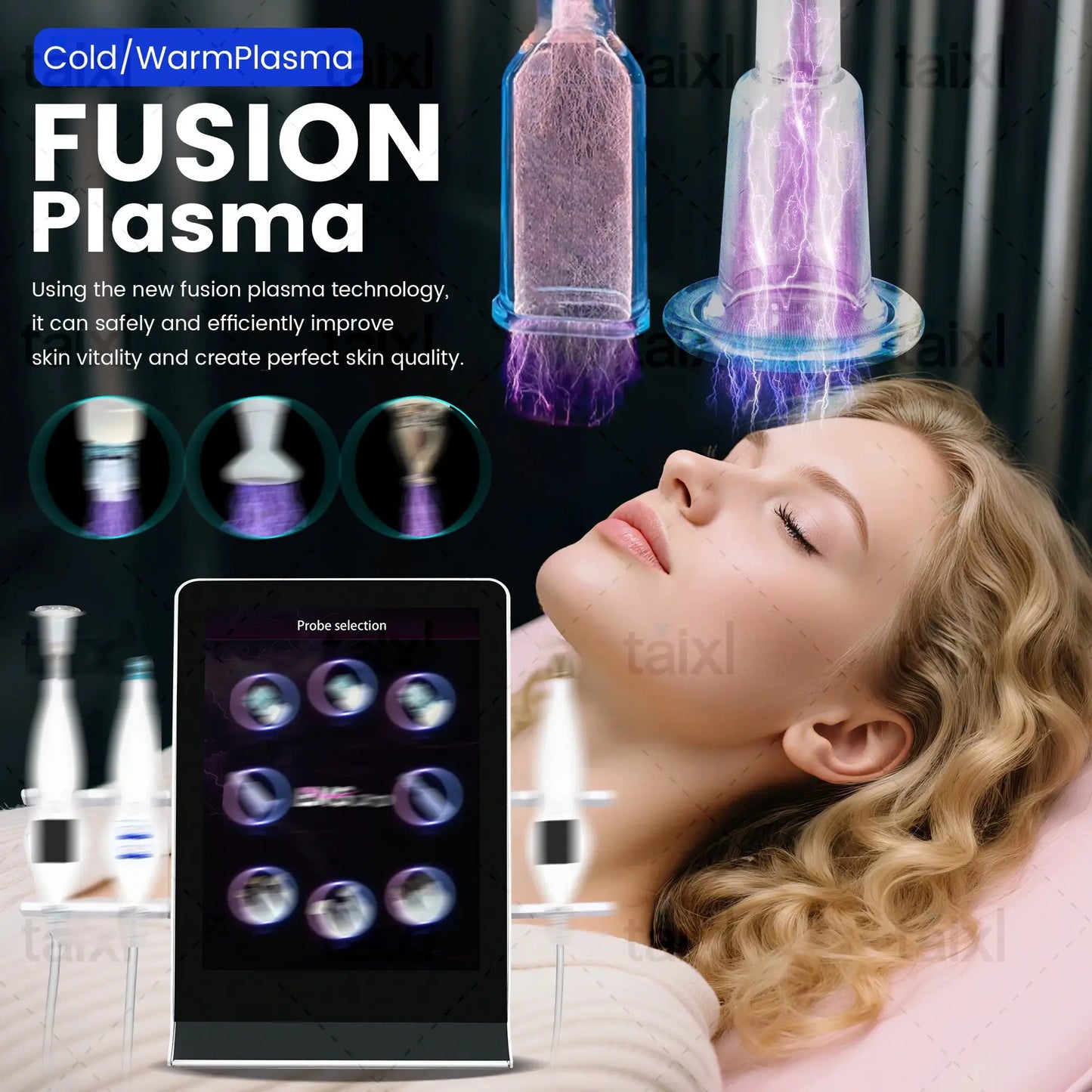 Plasma Pen Device | 8 In. Hot Cold Function | Acne Scar Removal