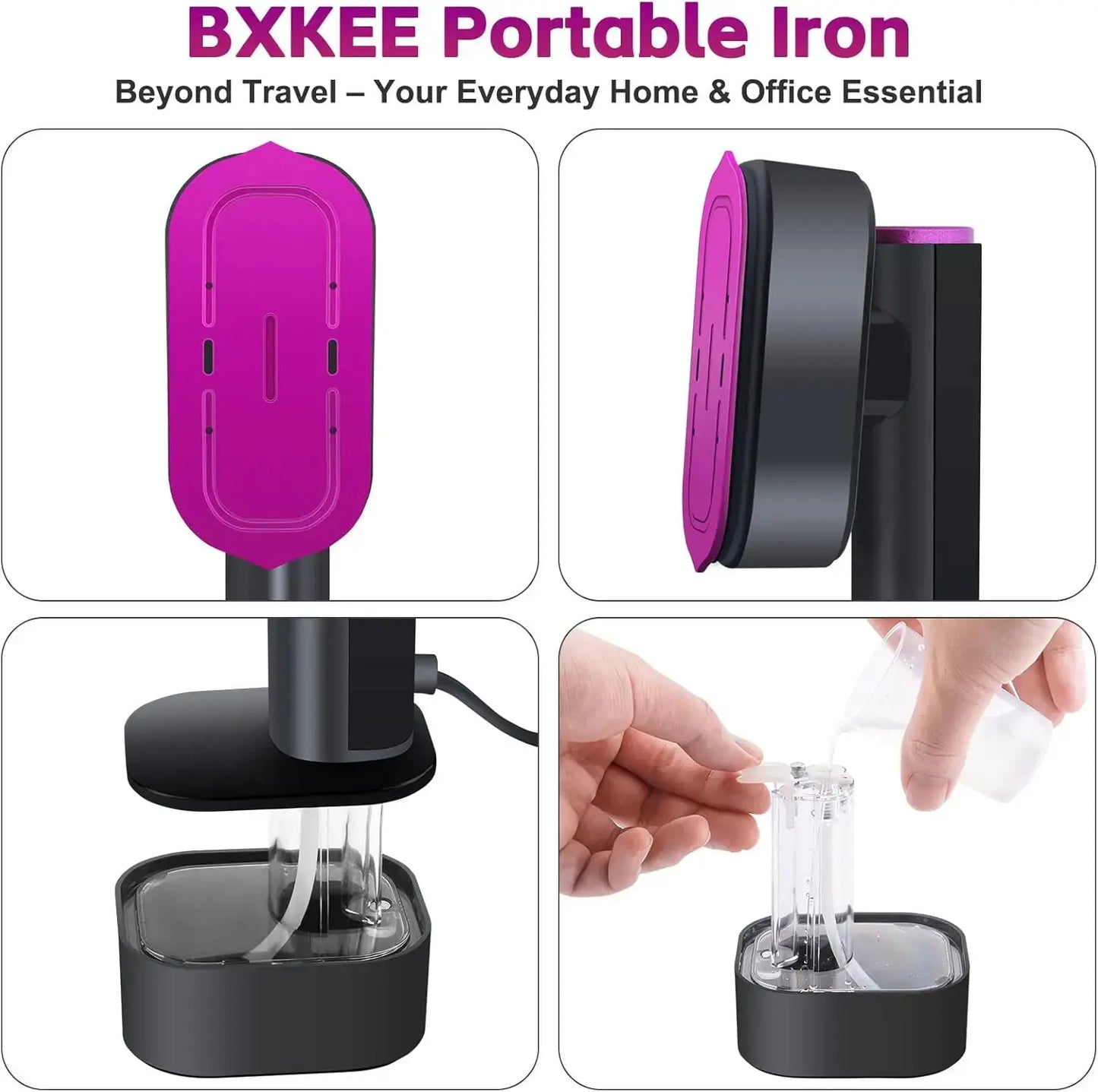 Handheld Steam Iron | 1200 Watt | 5 Heat Settings | Mini Travel Steamer