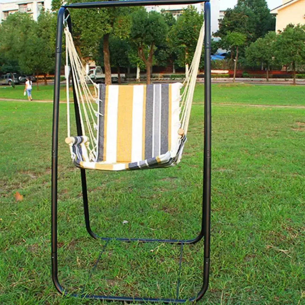A-Frame Heavy-Duty Anti-Deformation Hammock Chair Stand | Metal Support Rack for Strong Load Bearing | Outdoor Swing Seat from PriceLows™