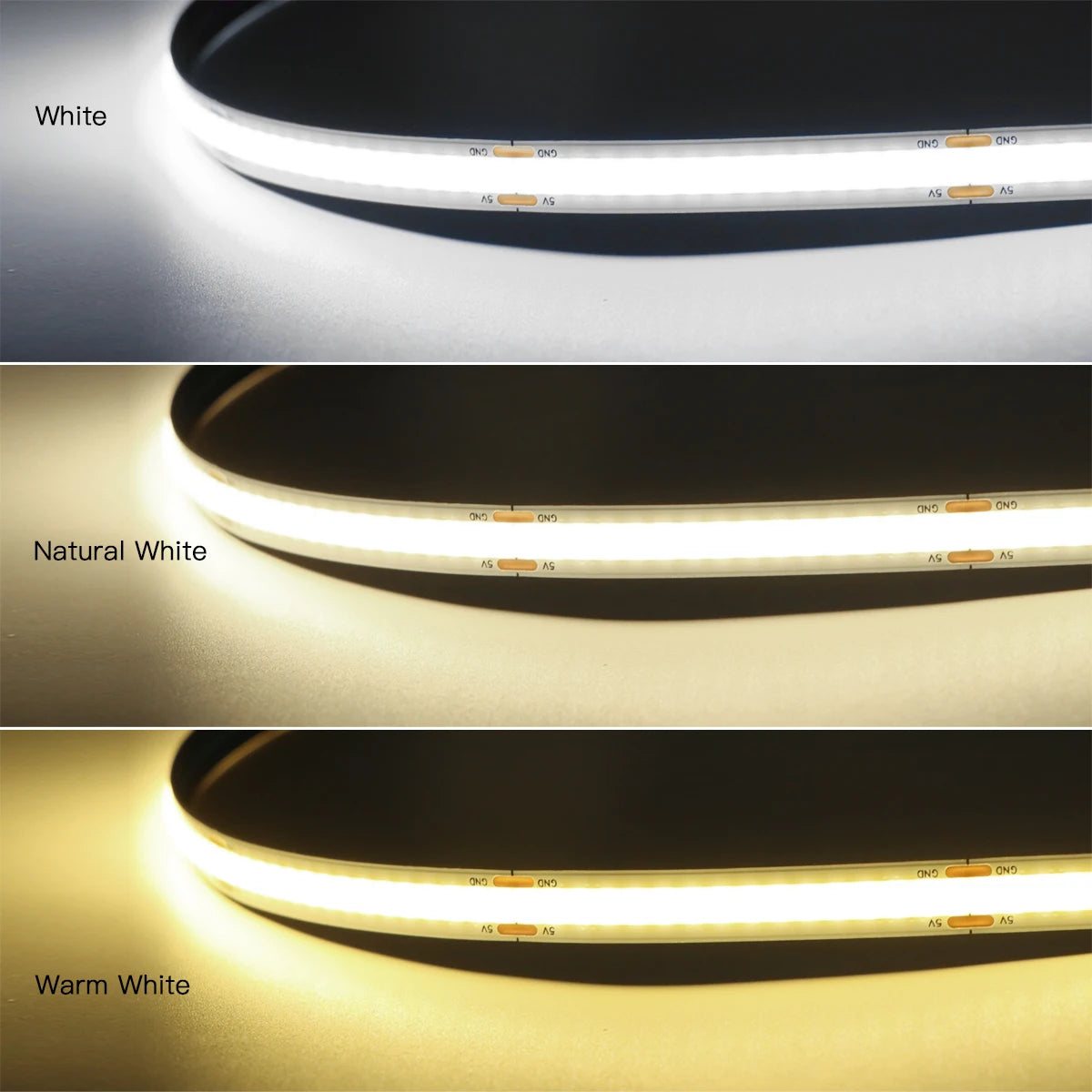 LED Strip Light | 320 LEDs/m | Dimmable Touch Sensor 5V | 1m 2m 3m 4m 5m