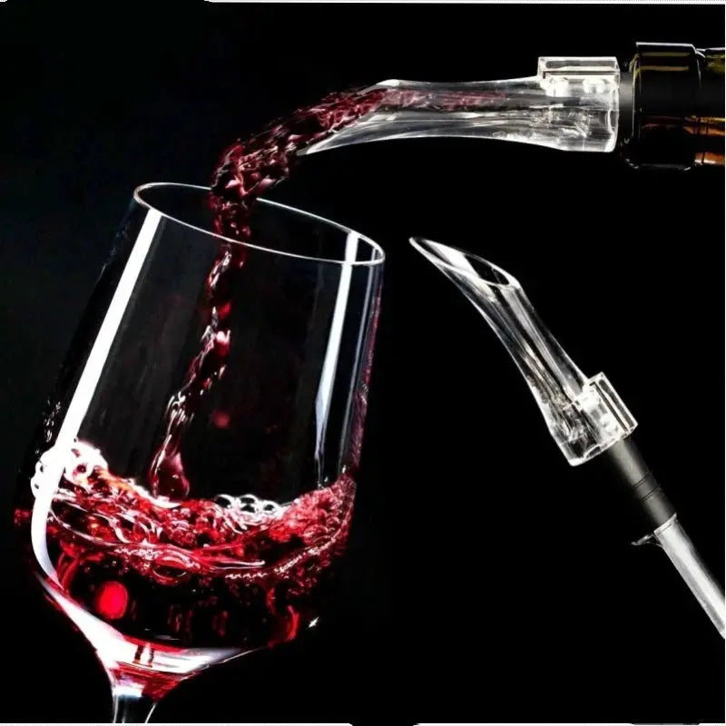 1pc Wine Aerator Pourer Premium Aerating Pourer Red Wine Decanter Cap Spout Stopper Bottle Mouth Dispenser Decanter Spout from PriceLows™