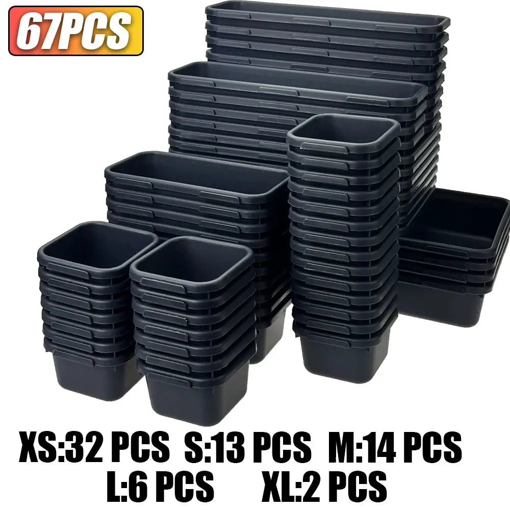 5 Sizes Tool Box Organizer Tray Divider Set Drawer Organizer Bin Garage Organization and Storage Toolbox Rolling Tool from PriceLows™