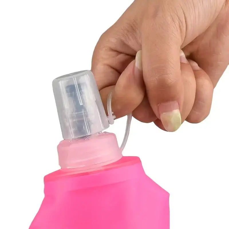 WRELS Collapsible Folding Water Bottle TPU BPA-Free Outdoor Sport Marathon Leak Proof Soft Flask Running Hydration Water Bottle from PriceLows™