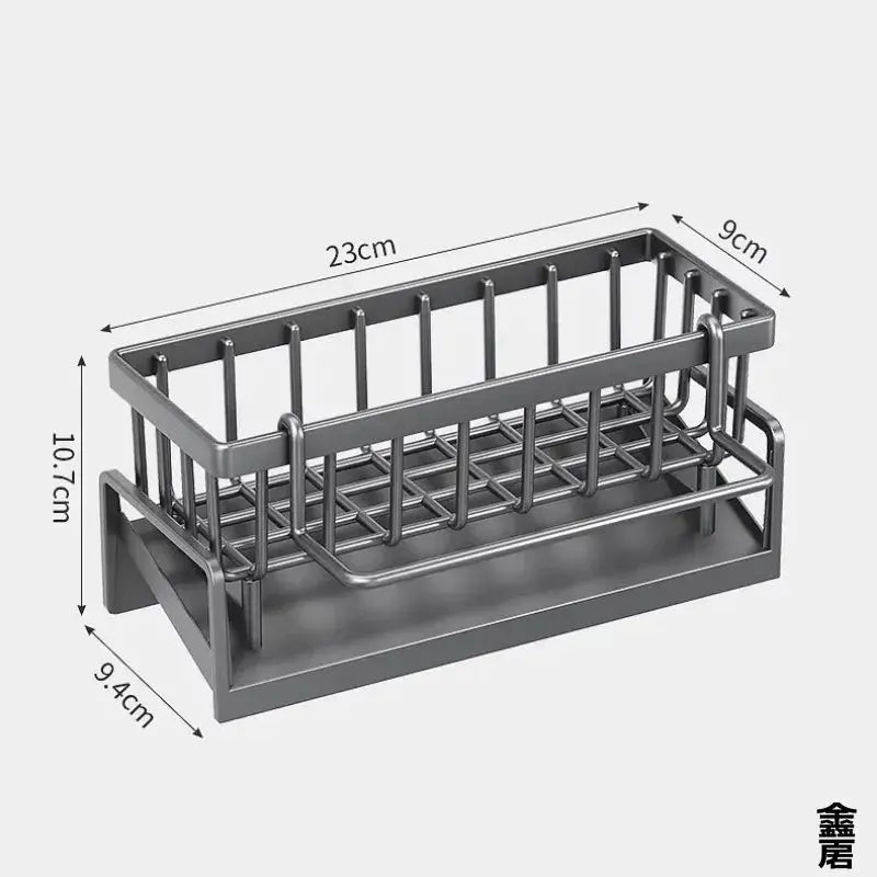 Compact Tap-Mounted Spice Shelf – Sink Organizer with Drainage Rack – Space-Saving Kitchen Storage for Utensils/Accessories from PriceLows™
