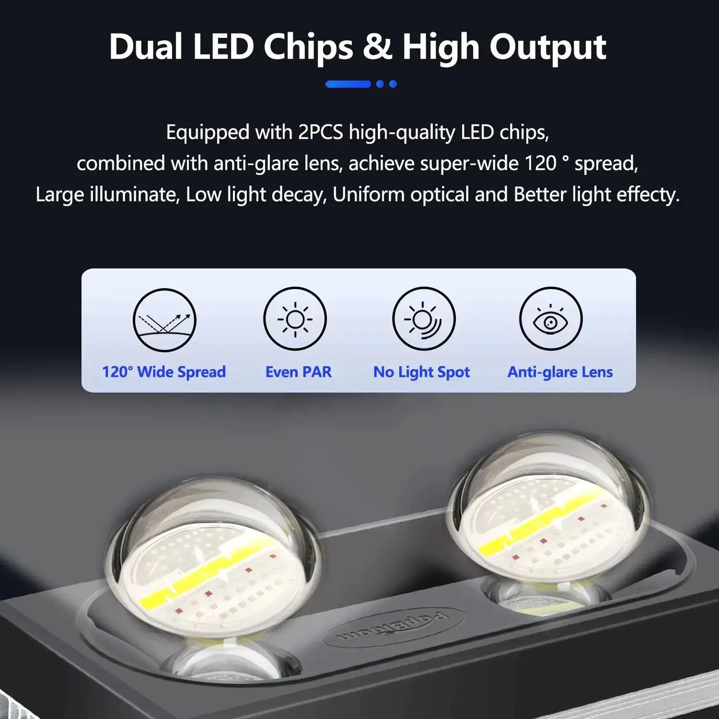 LED Aquarium Reef Light | 180W WiFi | Full Spectrum | Clip On