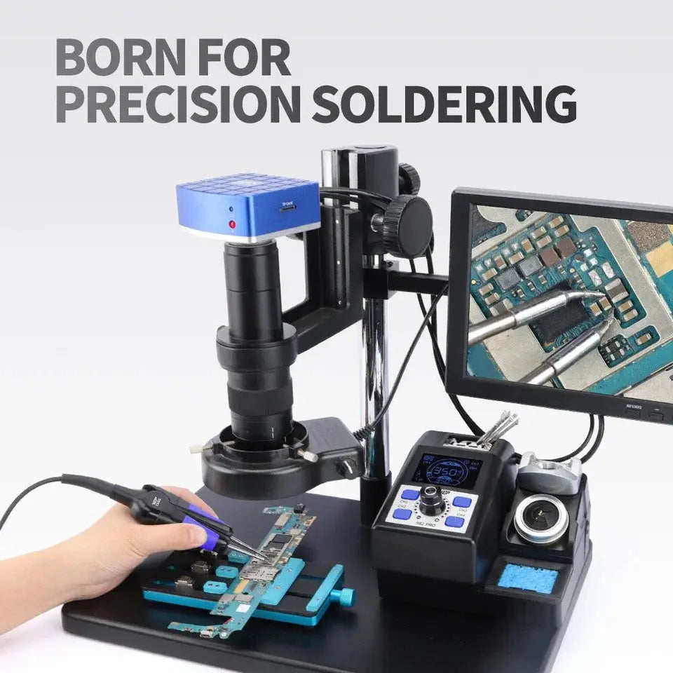 WEP Hot Tweezers Soldering Iron Station 982 PRO Precision Desoldering Station For Micro-components Repair DIY SMD Welding 982DSE from PriceLows™