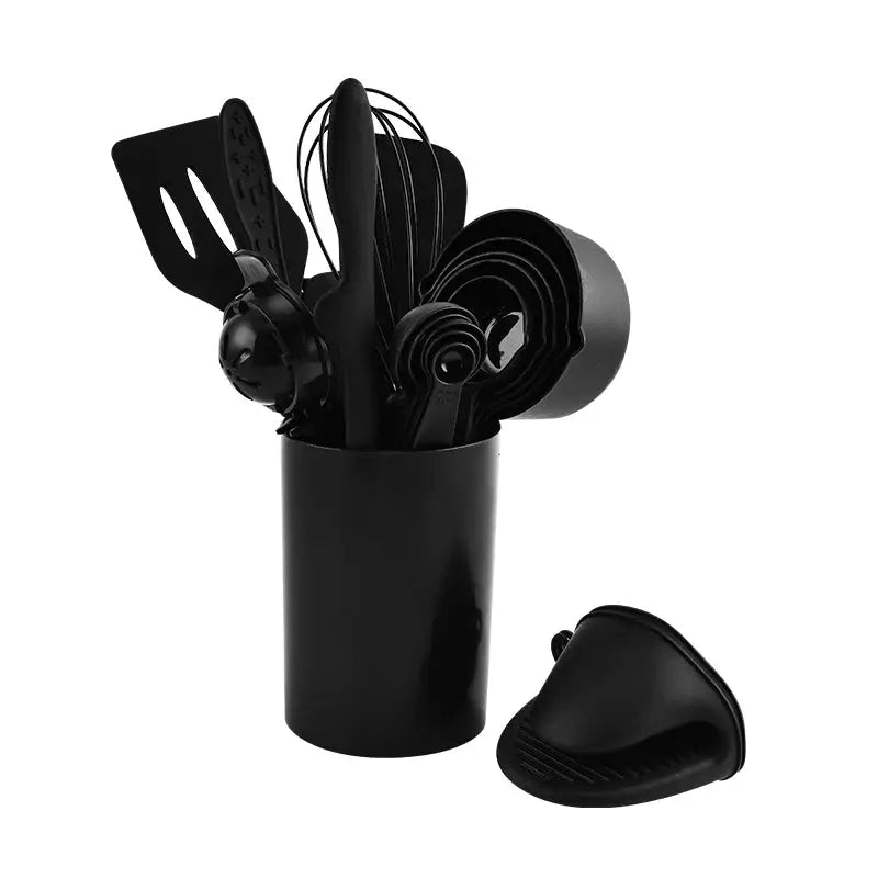 Integrated Silicone Kitchenware Baking 21 Piece Set High Temperature Resistant Non-stick Pan Spatula Oil Brush Egg Beater Frying from PriceLows™