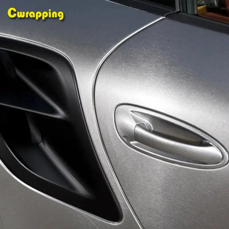 30cmx100cm Car styling Silver Matte Brush Metallic Vinyl Film Car Wrapping Sticker Decal Bubble Free Brushed Foil for Motorcycle from PriceLows™