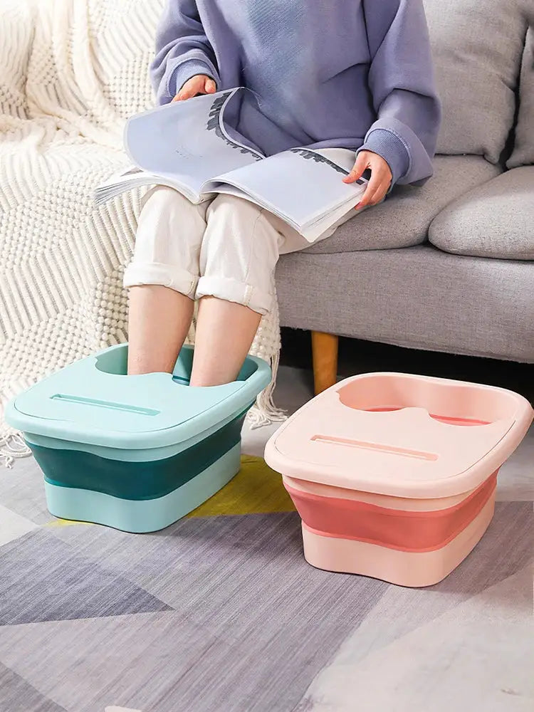 Foldable Foot Bath Bucket | Spacious Soaking Basin | 43cm Size