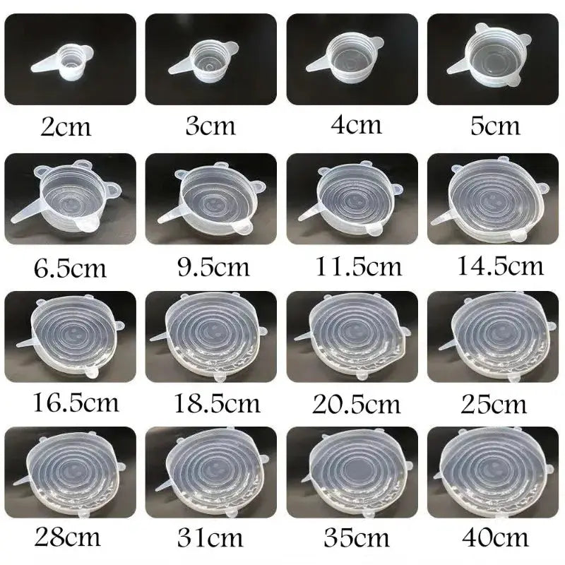 Silicone Stretch Lids | Universal Lid Fit | Eco Friendly | 16 Sizes