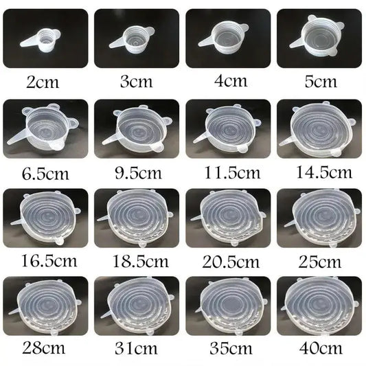Silicone Stretch Lids | Universal Lid Fit | Eco Friendly | 16 Sizes