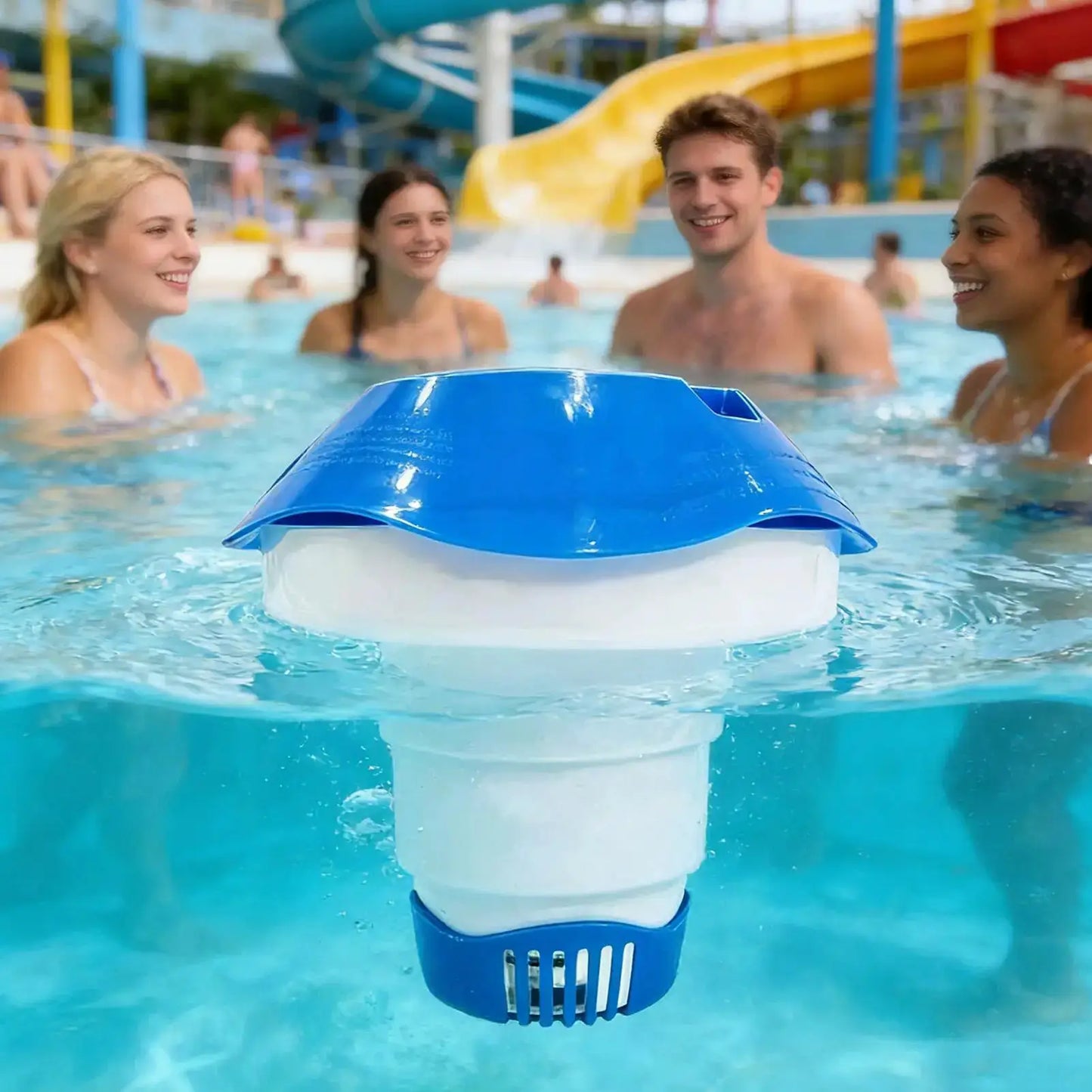 Chlorine Floater 5 Inch Floating Pool Tablet Dispenser for Hot Tub Spa Fountain Swimming Pool Water Cleaner Tablet Holder from PriceLows™