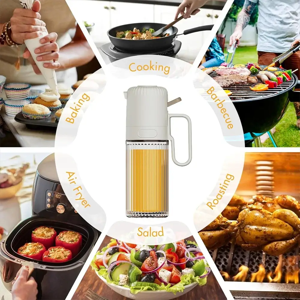 Oil Sprayer Bottle | Glass | 250ml Adjustable | One Size