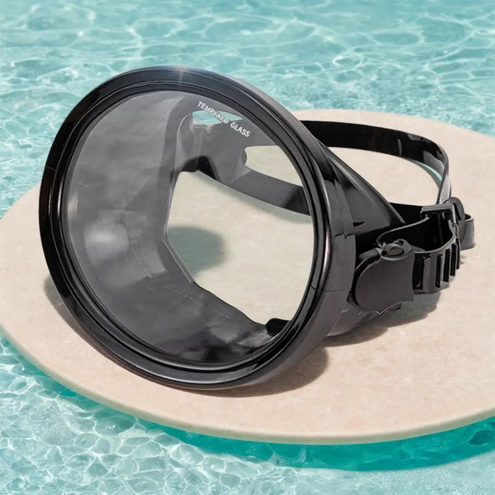 Oval Diving Mask Spearfishing Mask Anti-Fog Single Lens Scuba Mask Anti-Leak Scuba Goggles Adjustable for Swimming Snorkeling from PriceLows™