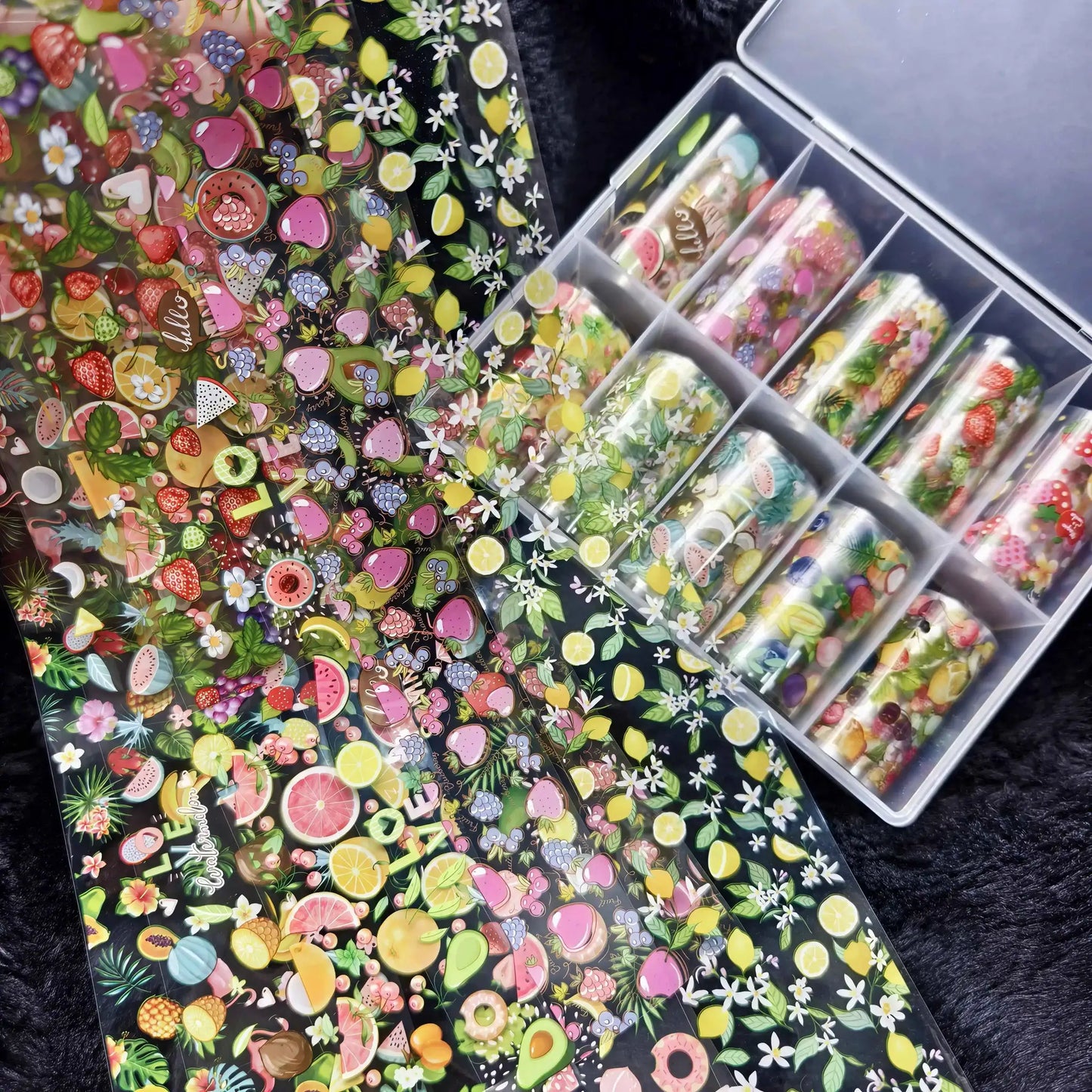 10Rolls Halloween Flower Plaid Angel Marble Bow Nail Foils Transfer Paper Nail Art Stickers Decal Nails Decoration from PriceLows™