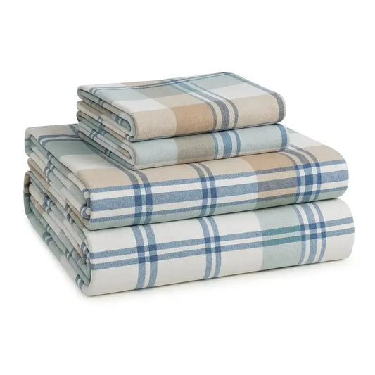 100 Cotton Queen Flannel Sheets Set Brushed for Extra Softness Lightweight amp Durable Cotton Flannel 15 Deep Pocket Queen Sheet from PriceLows™