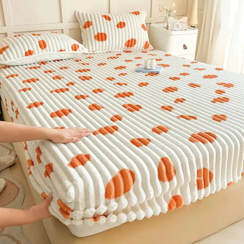 Fitted Sheet | 400 Thread Count | 100 Percent Polyester | Printed Deep Pocket