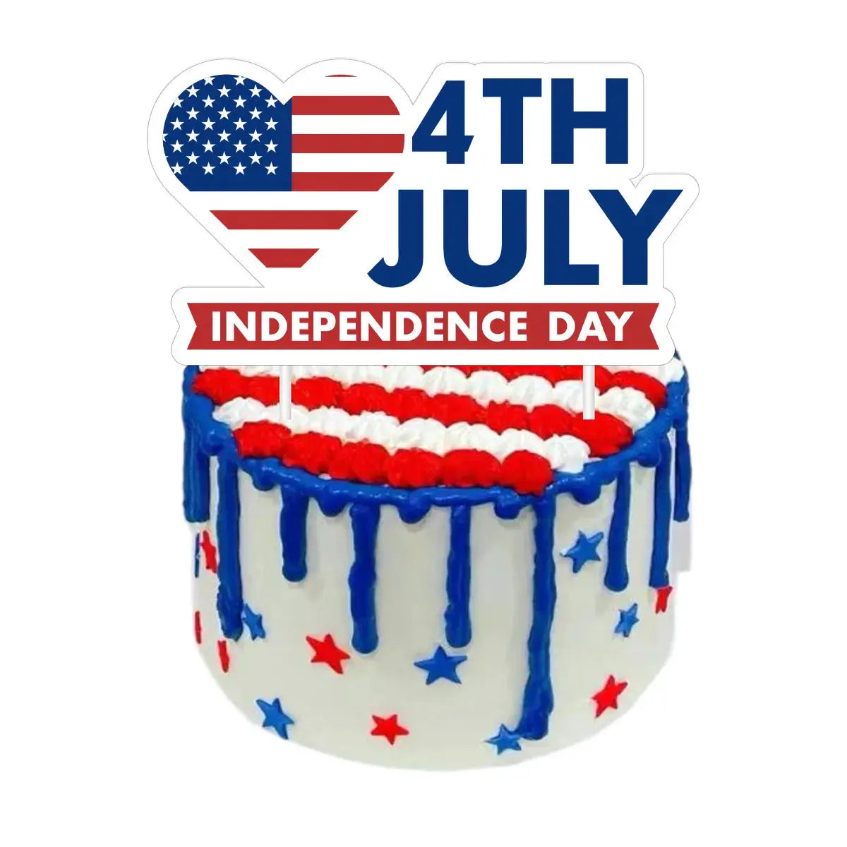 Patriotic Party Supplies | 4th Of July Banner, Balloon & Plate Set