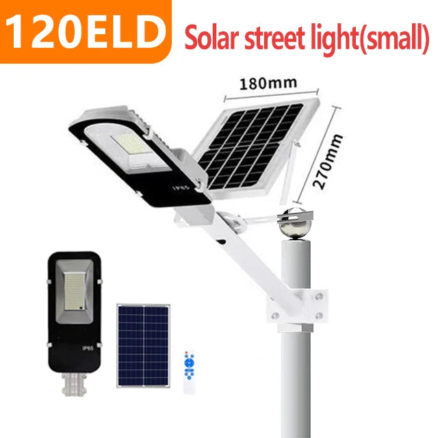 200W Powerful Solar Light Outdoor Solar Street Light 6000mah Waterproof Automatic Dusk to Dawn Street Light For Garage Garden from PriceLows™