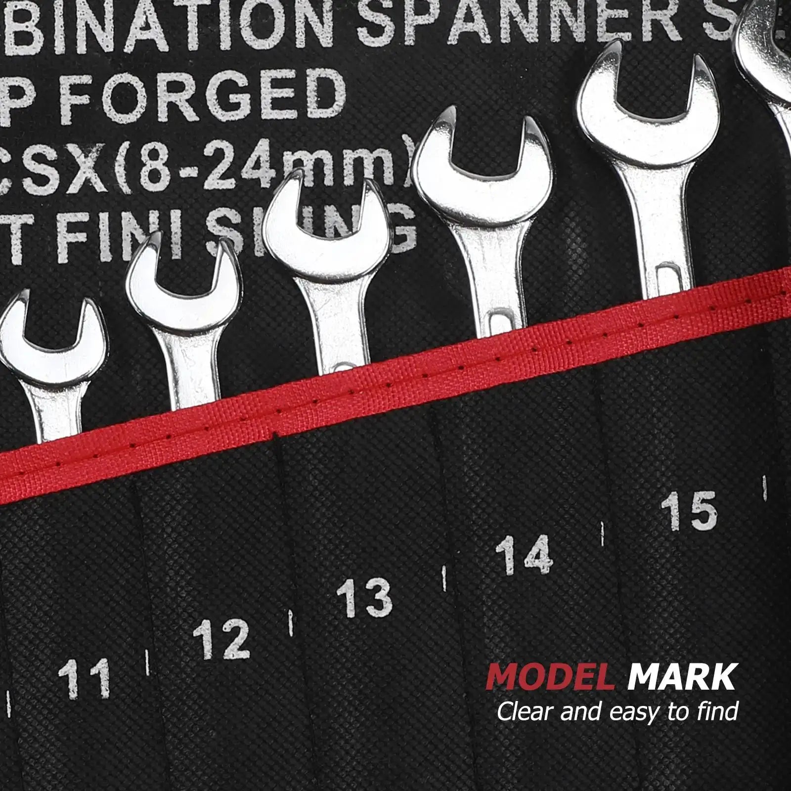 14 pcs Combination Wrench Set 8mm 24mm Double Ended Tools Mechanics Repair Shop Garage Home Workshop Chrome Vanadium Steel from PriceLows™