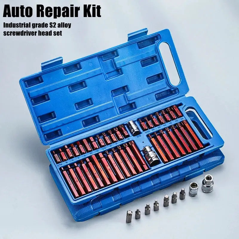 40pcs Torx Star Spline Hex Socket Bit Set Tool Kit Precision Screwdriver Bit Garage Equipment Auto Professional Repair Tools from PriceLows™