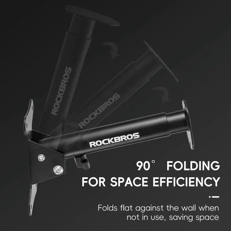 ROCKBROS Bike Rack Wall Mount Garage Home Adjustable Bicyle Rack Horizontal Bike Hook Thickened Reinforced MTB Road Bike Holder from PriceLows™