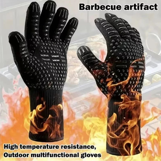 BBQ Gloves | 500C Heat Resistant | Aramid Outer | One Size