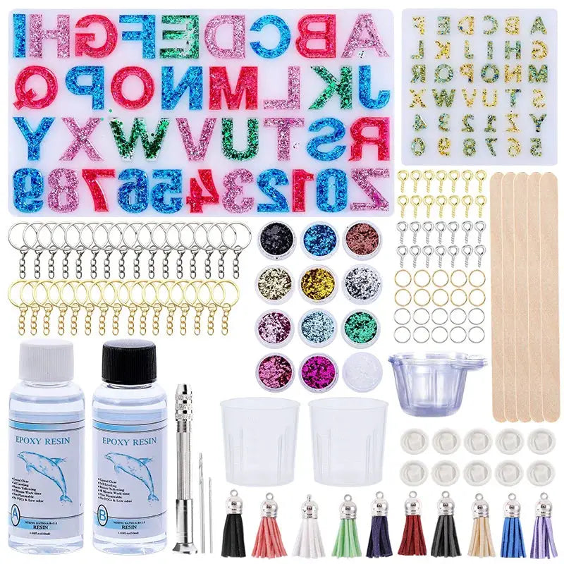 Epoxy Resin Silicone Mold Jewelry Making Starter Kit