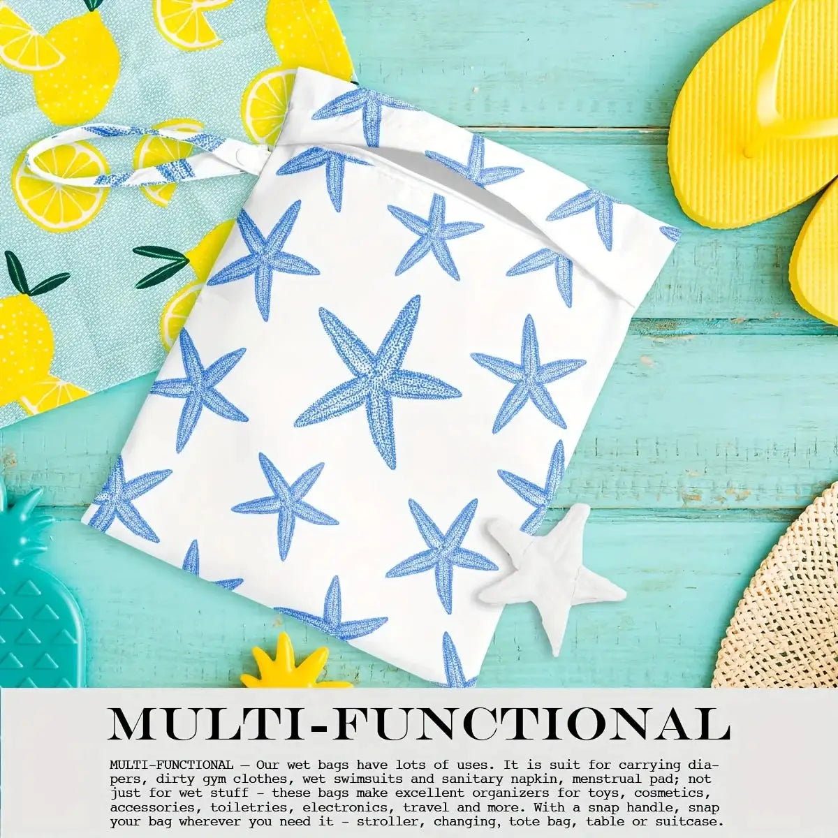Waterproof Dry Wet Separation Bag Fashion Beach Zipper Bag for Travel Swim Pool Yoga Sportswear Cosmetics Lingerie Storage from PriceLows™