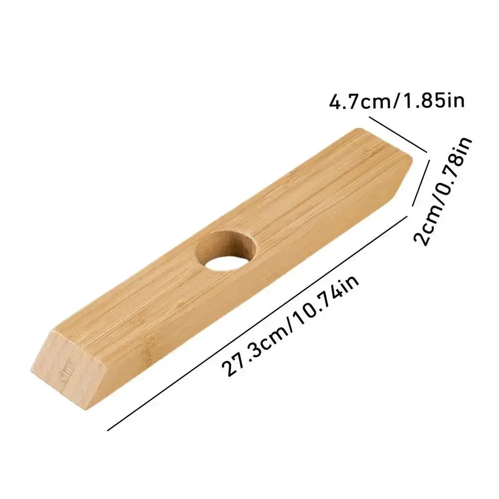 Bamboo Product Balance Red Wine Rack Single Wine Bottle Stand Decor Creative Wine Bottle Rack Display Stand Decoration from PriceLows™