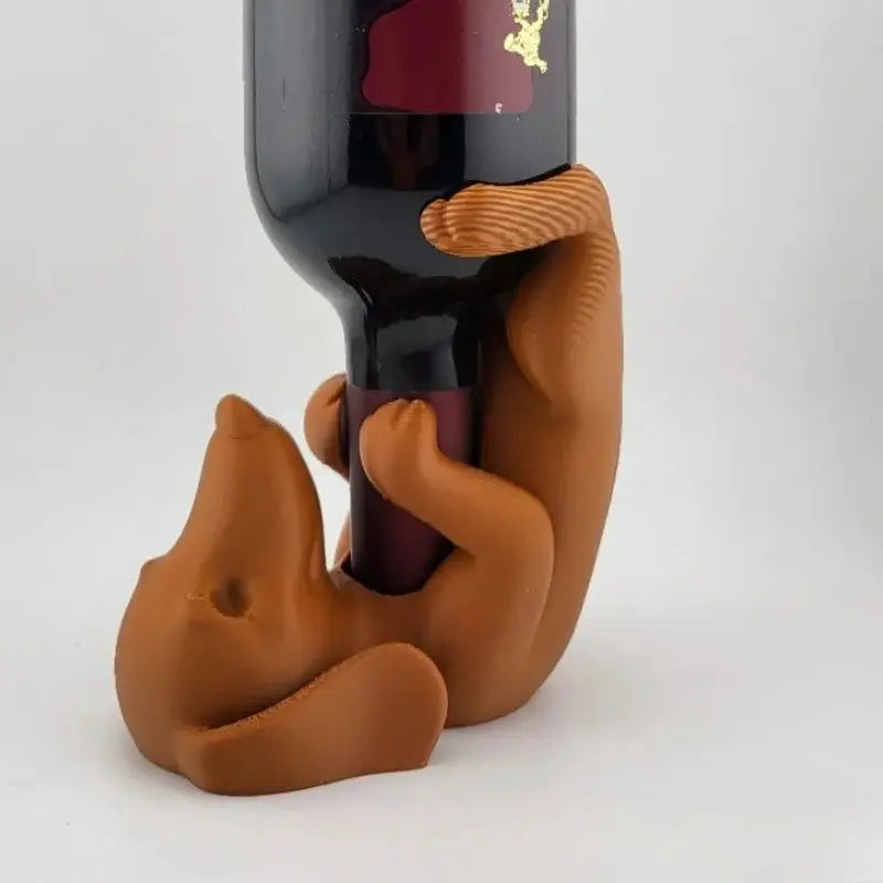 Dachshund Wine Bottle Holder Home-made Wine Bottle Holder with Simple Design and Creative Concept from PriceLows™
