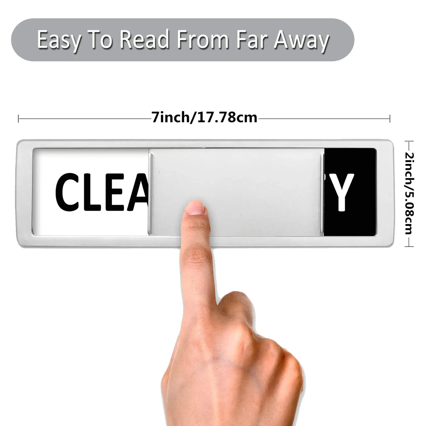 Dishwasher Magnet | Clean Dirty Sign | Easy to Read and Slide | Medium Size