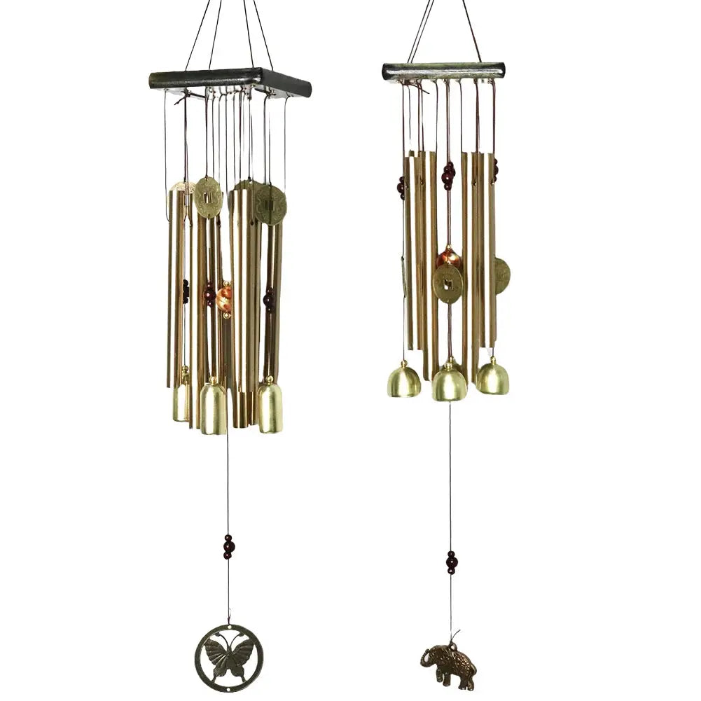 Aluminum Tube Wind Chime Metal Pipe Wind Chime Wind Bell Music Pendant Door Hanging Windchime Home Garden Decoration from PriceLows™