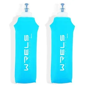 WRELS Portable Sports Soft Flask BPA-Free Running Cycling Water Bottle Outdoor Sports Marathon Folding Collapsible Water Bottle from PriceLows™