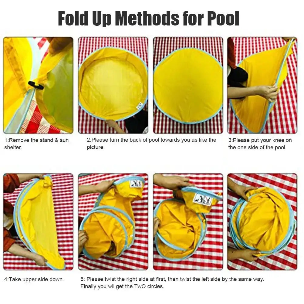 Baby Beach Tent Sun Shelter Light Weight Baby Beach Tent Ultraviolet Spacious Space for Travel for Camping from PriceLows™