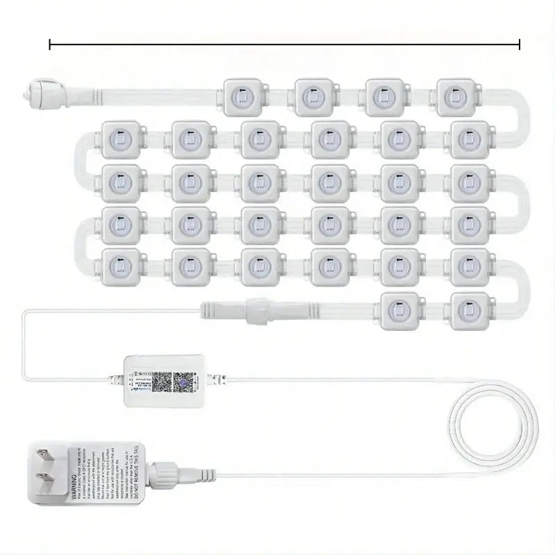 MIMIRGB 300FT 180LED Permanent Outdoor Light Smart RGBIC Side House Light 72 Scene Modes Outdoor Lighting for Party Garden Patio from PriceLows™