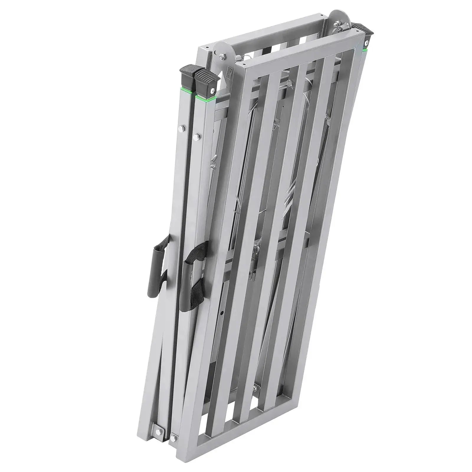Work Platform, 4 Gear Adjustable Height, Folding Alloy Steel Step Ladder, Portable Scaffolding Platform, 880 Lb Load Capacity, from PriceLows™