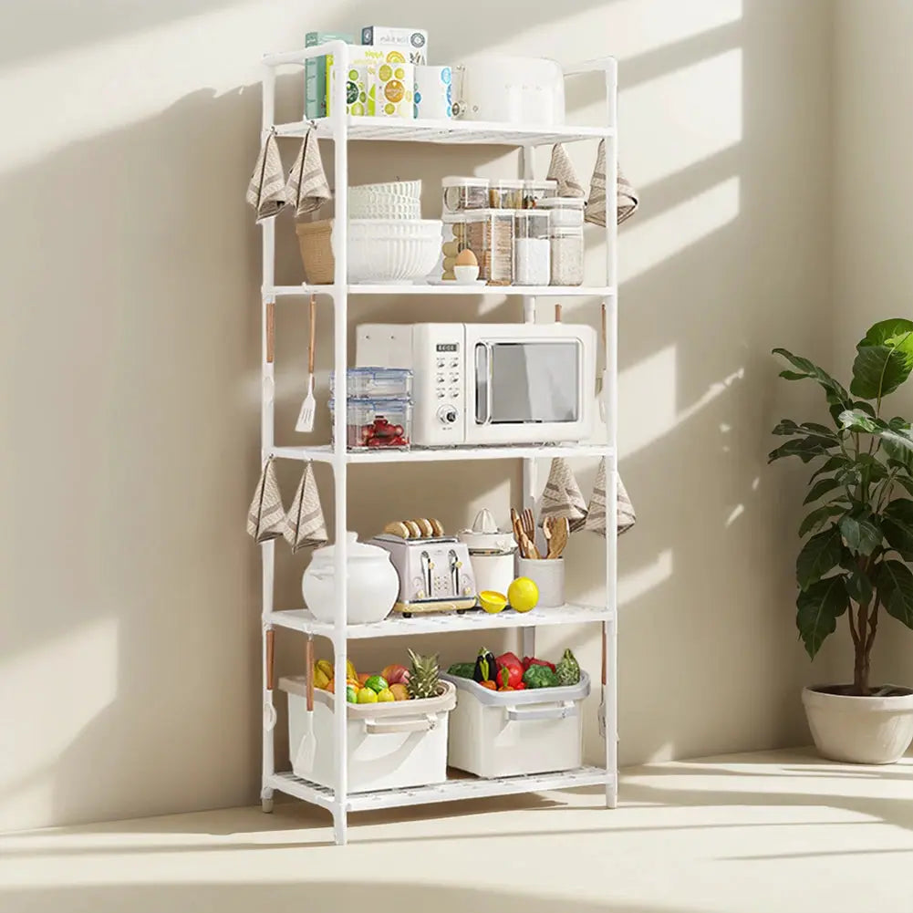 Multi-functional Organizer Storage Rack 5 Tier Storage Shelves Adjustable Storage Rack for Laundry Bathroom Kitchen Office Shelf from PriceLows™
