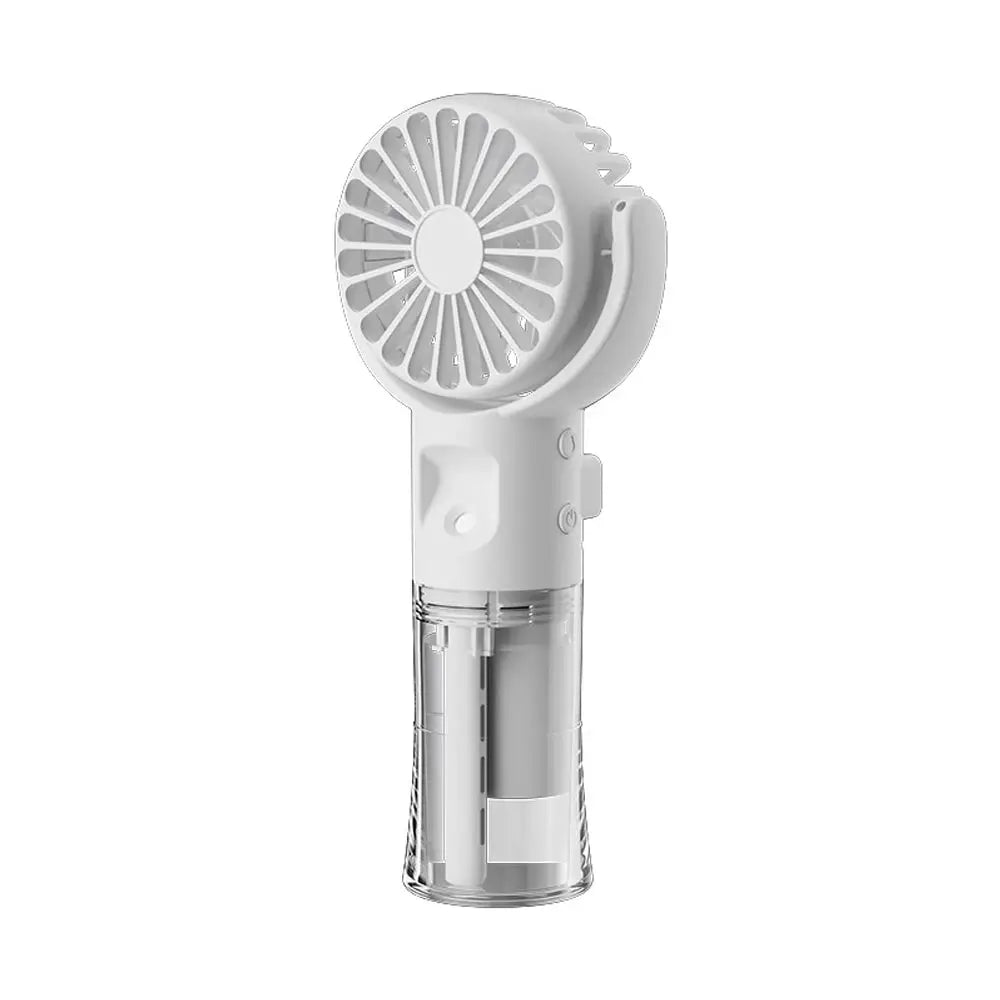 Mini Portable Handheld Fan | Usb Rechargeable | Humidifier Mist | 4 Speed Settings