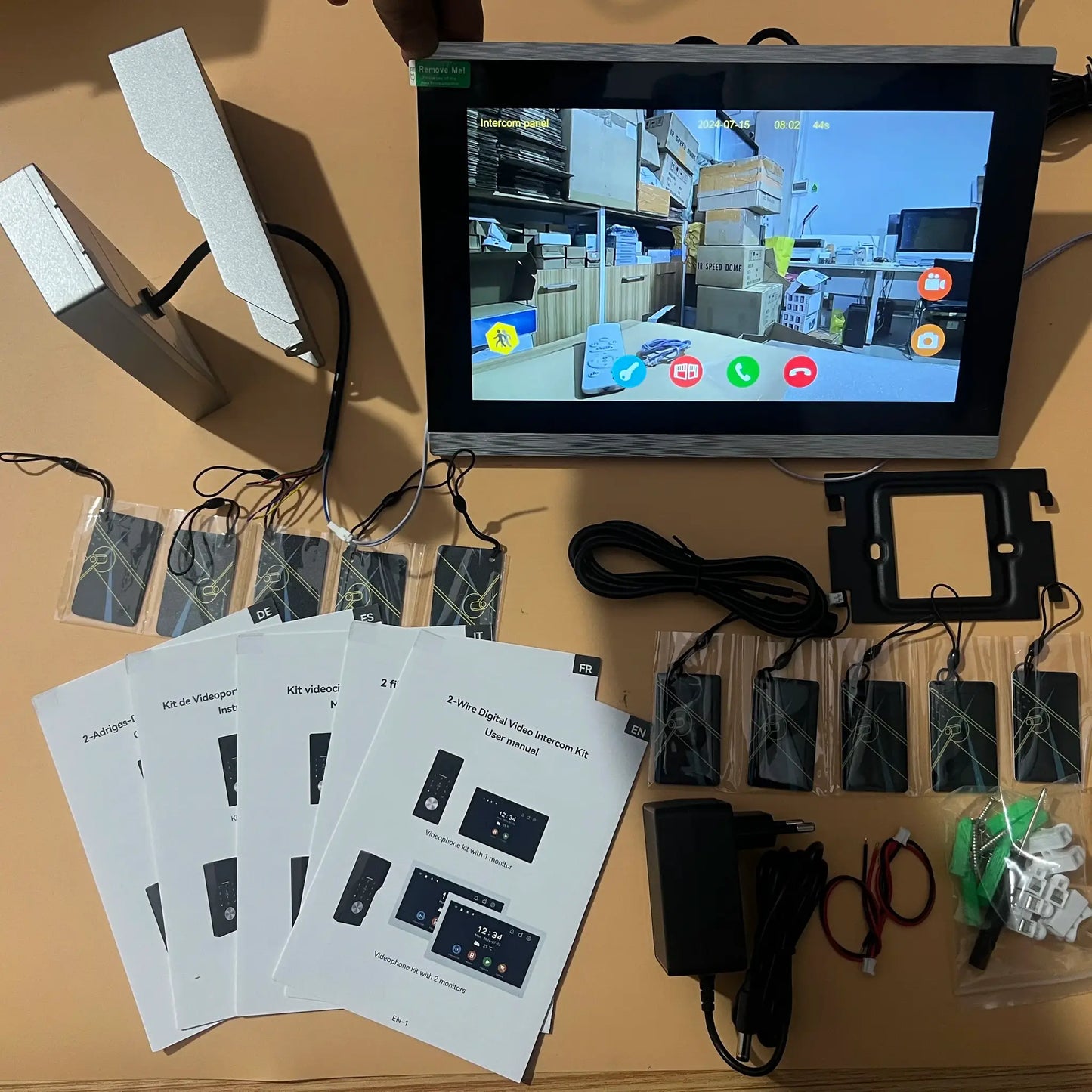 Smart Video Intercom Doorbell | 1080P Camera | 10 Inch Touchscreen | 5G Wifi