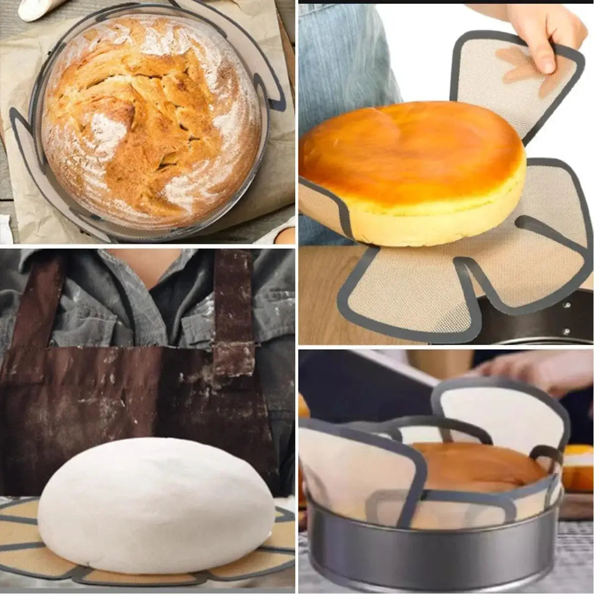 Silicone Bread Pan Liners | Extra Thick | Non Slip | 1 Piece