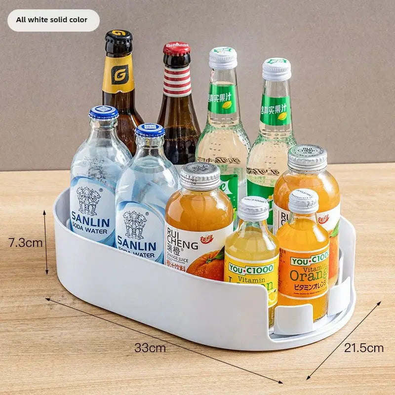 Refrigerator Storage Box | 360 Rotating | Multifunction Spice Organizer
